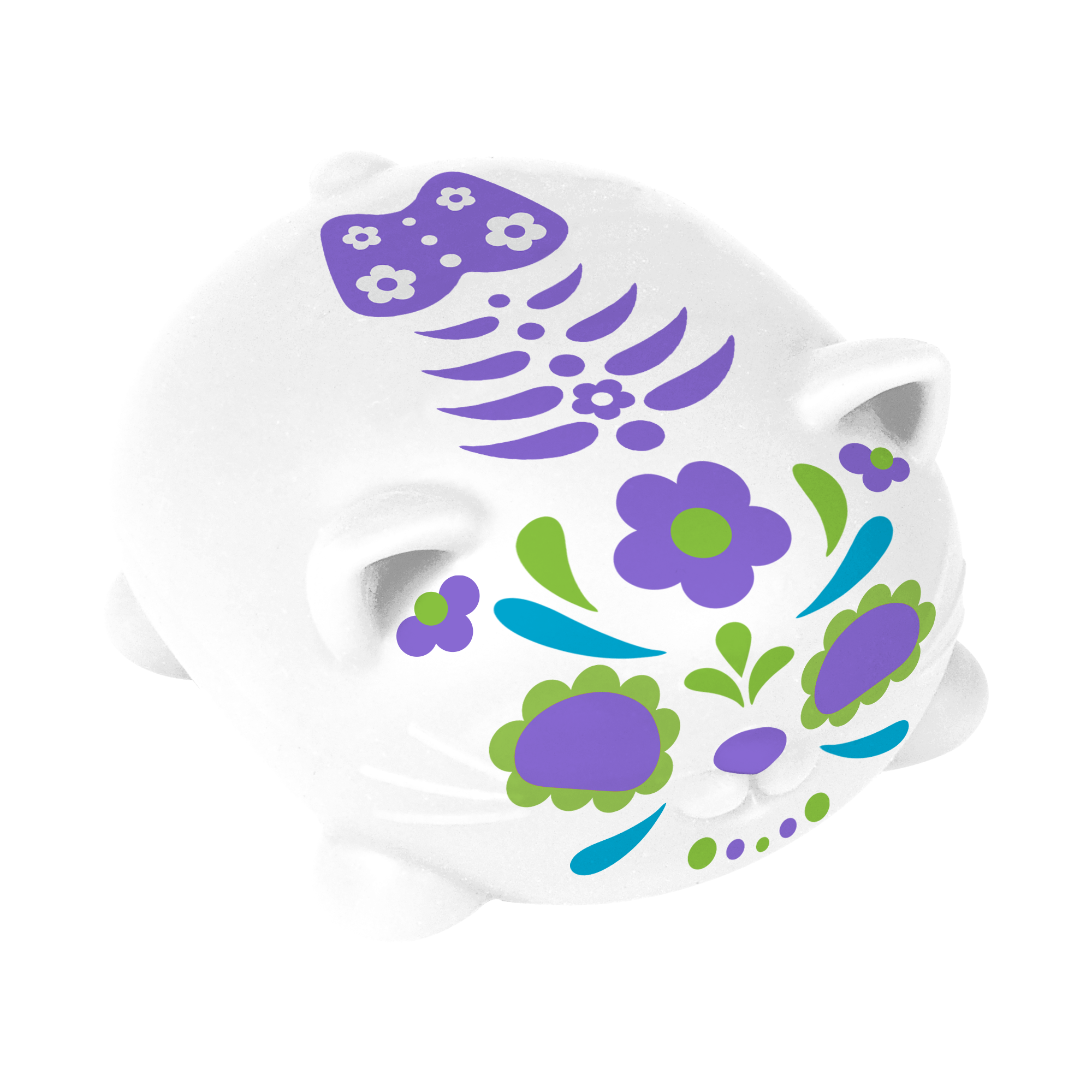 Schylling NeeDoh Sugar Skull Cats - Sensory Toy with a Satisfying Dough Filling - Image 2